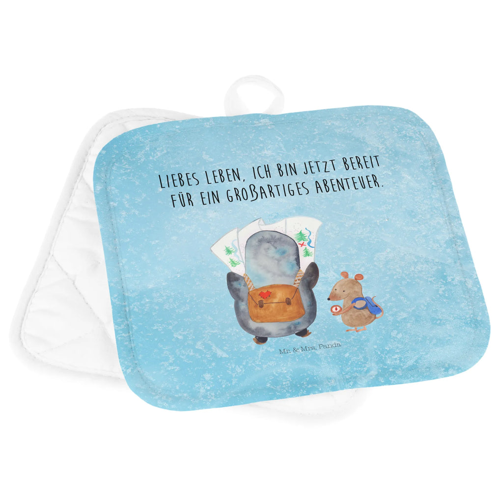 2-elementowy zestaw podkładek pod garnki Pingwin i Mysz Wędrowcy Topfuntersetzer, Schöne Topflappen, Topflappenset, Topflappen 2er Set, Topfhandschuhe, Topflappen, Ofenhandschuhe, Topflappen mit Spruch, Topflappen lustig, Topfhandschuh, Ofenhandschuh, Topflappen Set, Pinguin, wandern, Abenteuer, Wanderlust, Roadtrip, Pinguine, Abenteurer, Ausflug