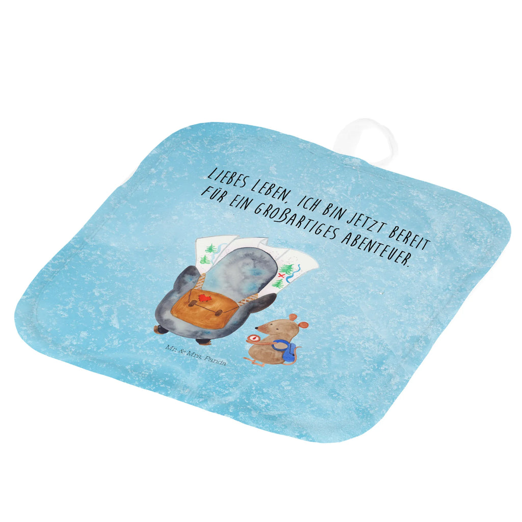 2-elementowy zestaw podkładek pod garnki Pingwin i Mysz Wędrowcy Topfuntersetzer, Schöne Topflappen, Topflappenset, Topflappen 2er Set, Topfhandschuhe, Topflappen, Ofenhandschuhe, Topflappen mit Spruch, Topflappen lustig, Topfhandschuh, Ofenhandschuh, Topflappen Set, Pinguin, wandern, Abenteuer, Wanderlust, Roadtrip, Pinguine, Abenteurer, Ausflug