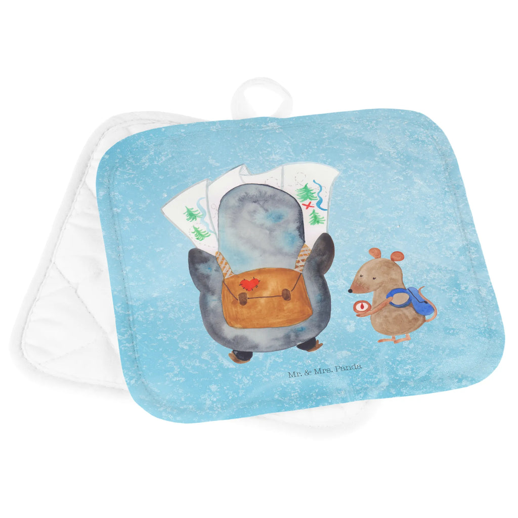 2-elementowy zestaw podkładek pod garnki Pingwin i Mysz Wędrowcy Topfuntersetzer, Schöne Topflappen, Topflappenset, Topflappen 2er Set, Topfhandschuhe, Topflappen, Ofenhandschuhe, Topflappen mit Spruch, Topflappen lustig, Topfhandschuh, Ofenhandschuh, Topflappen Set, Pinguin, wandern, Abenteuer, Wanderlust, Roadtrip, Pinguine, Abenteurer, Ausflug