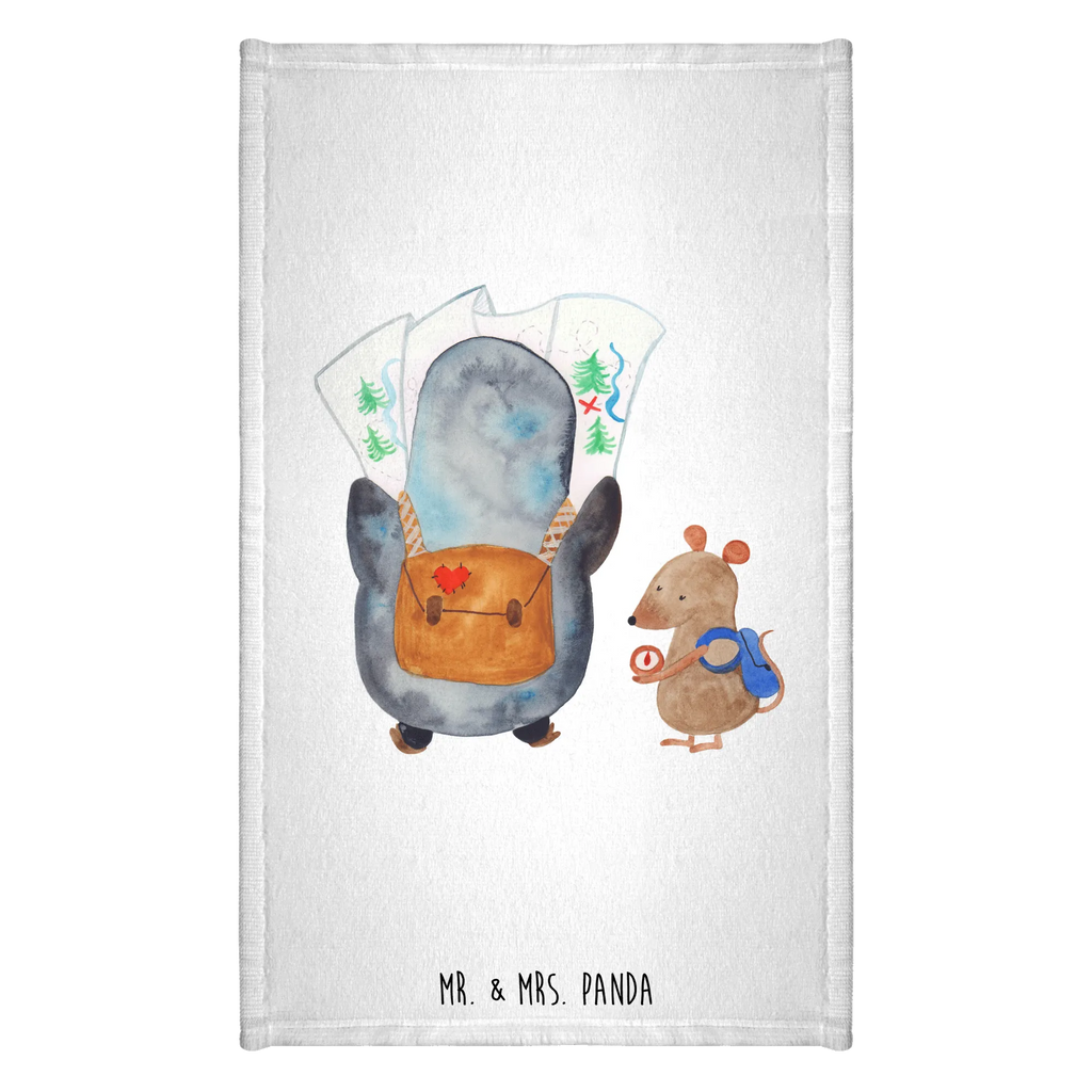 Hand towel Penguin & Mouse Hiker Reisehandtuch, handtuch bad, reisehandtücher, gesichtstuch, gesichtshandtuch, Handtuch, bad handtuch, handtücher, Gästehandtuch, frotteehandtücher, handtuch badezimmer, Gästehandtücher, sporthandtücher, handtücher 50x100, sporthandtuch, baumwollhandtücher, Handtuch 50x100, kinderhandtücher, Duschtuch, Mittelgroßes Handtuch, Kinderhandtuch, Pinguin, Abenteuer, Pinguine, Wanderlust, Wandern, Ausflug, Roadtrip, Abenteurer