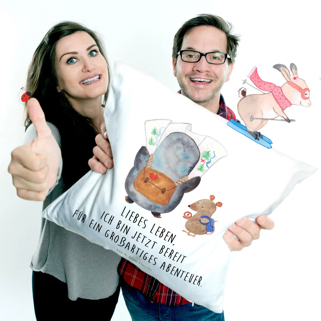 40x40 poduszka Pingwin i Mysz Wędrowcy Pinguin