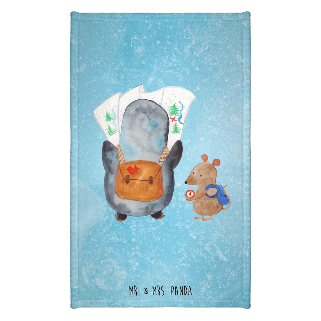 Hand towel Penguin & Mouse Hiker Reisehandtuch, handtuch bad, reisehandtücher, gesichtstuch, gesichtshandtuch, Handtuch, bad handtuch, handtücher, Gästehandtuch, frotteehandtücher, handtuch badezimmer, Gästehandtücher, sporthandtücher, handtücher 50x100, sporthandtuch, baumwollhandtücher, Handtuch 50x100, kinderhandtücher, Duschtuch, Mittelgroßes Handtuch, Kinderhandtuch, Pinguin, Abenteuer, Pinguine, Wanderlust, Wandern, Ausflug, Roadtrip, Abenteurer
