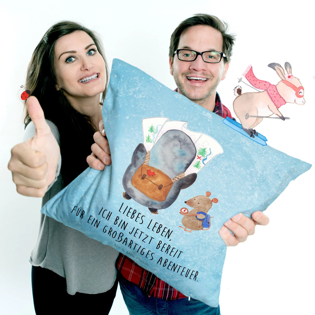 40x40 poduszka Pingwin i Mysz Wędrowcy Pinguin