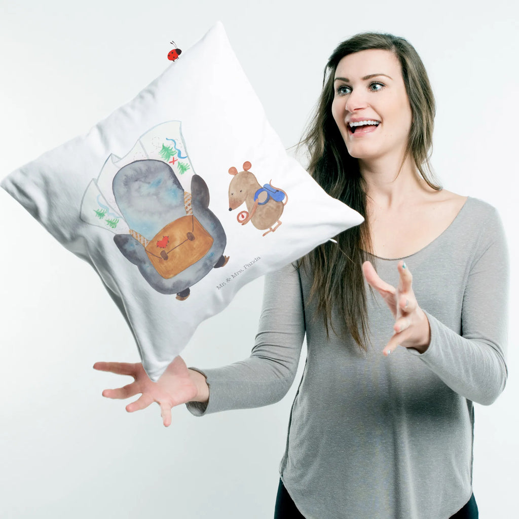 40x40 poduszka Pingwin i Mysz Wędrowcy Pinguin