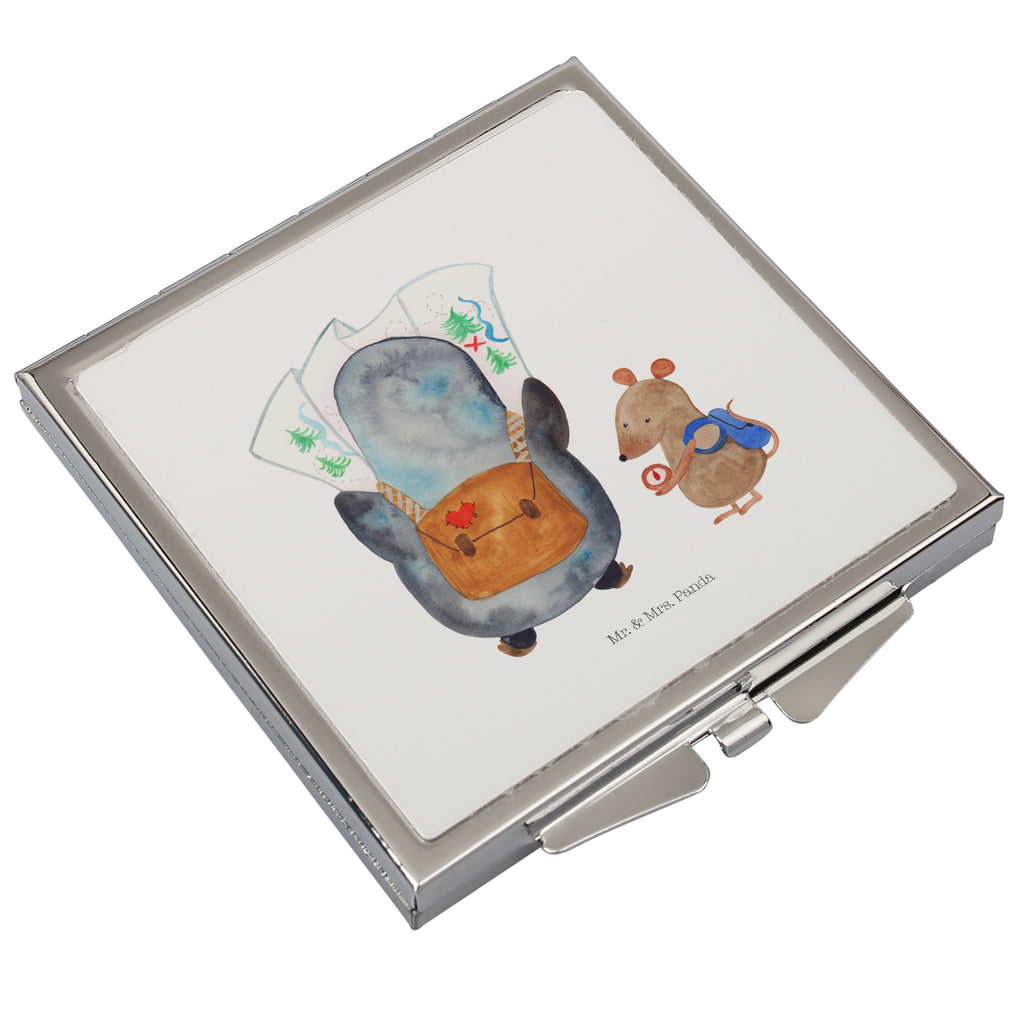 Kwadratowe lusterko do torebki Pingwin i Mysz Wędrowcy Schminkspiegel To Go, Handspiegel Geschenkidee, Klappbarer Handspiegel, Kosmetikspiegel Klein, Tragbarer Spiegel, Handspiegel Mit Hülle, Handspiegel Zum Mitnehmen, Deko Handspiegel, Mini Spiegel, Schminkspiegel Kompakt, Taschen-Kosmetikspiegel, Klappbarer Taschenspiegel, Reise Spiegel, Spiegel Für Unterwegs, Klappspiegel, Handspiegel Für Damen, Handtaschenspiegel, Vintage Kompaktspiegel, Quadratischer Handspiegel, Spiegel Für Schminktasche, Runder Taschenspiegel, Design Taschenspiegel, Spiegel Für Handtasche, Taschenspiegel, Spiegel Für Make-Up Tasche, Kompaktspiegel, Pinguin, Wanderlust, Pinguine, Roadtrip, Abenteuer, Abenteurer, wandern, Ausflug