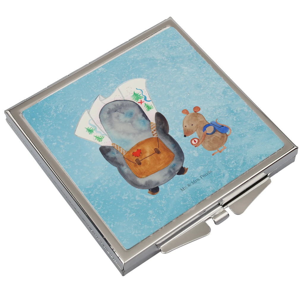 Kwadratowe lusterko do torebki Pingwin i Mysz Wędrowcy Schminkspiegel To Go, Handspiegel Geschenkidee, Klappbarer Handspiegel, Kosmetikspiegel Klein, Tragbarer Spiegel, Handspiegel Mit Hülle, Handspiegel Zum Mitnehmen, Deko Handspiegel, Mini Spiegel, Schminkspiegel Kompakt, Taschen-Kosmetikspiegel, Klappbarer Taschenspiegel, Reise Spiegel, Spiegel Für Unterwegs, Klappspiegel, Handspiegel Für Damen, Handtaschenspiegel, Vintage Kompaktspiegel, Quadratischer Handspiegel, Spiegel Für Schminktasche, Runder Taschenspiegel, Design Taschenspiegel, Spiegel Für Handtasche, Taschenspiegel, Spiegel Für Make-Up Tasche, Kompaktspiegel, Pinguin, Wanderlust, Pinguine, Roadtrip, Abenteuer, Abenteurer, wandern, Ausflug