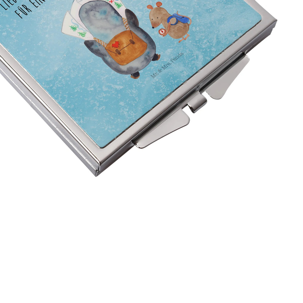 Kwadratowe lusterko do torebki Pingwin i Mysz Wędrowcy Schminkspiegel To Go, Handspiegel Geschenkidee, Klappbarer Handspiegel, Kosmetikspiegel Klein, Tragbarer Spiegel, Handspiegel Mit Hülle, Handspiegel Zum Mitnehmen, Deko Handspiegel, Mini Spiegel, Schminkspiegel Kompakt, Taschen-Kosmetikspiegel, Klappbarer Taschenspiegel, Reise Spiegel, Spiegel Für Unterwegs, Klappspiegel, Handspiegel Für Damen, Handtaschenspiegel, Vintage Kompaktspiegel, Quadratischer Handspiegel, Spiegel Für Schminktasche, Runder Taschenspiegel, Design Taschenspiegel, Spiegel Für Handtasche, Taschenspiegel, Spiegel Für Make-Up Tasche, Kompaktspiegel, Pinguin, Wanderlust, Pinguine, Roadtrip, Abenteuer, Abenteurer, wandern, Ausflug