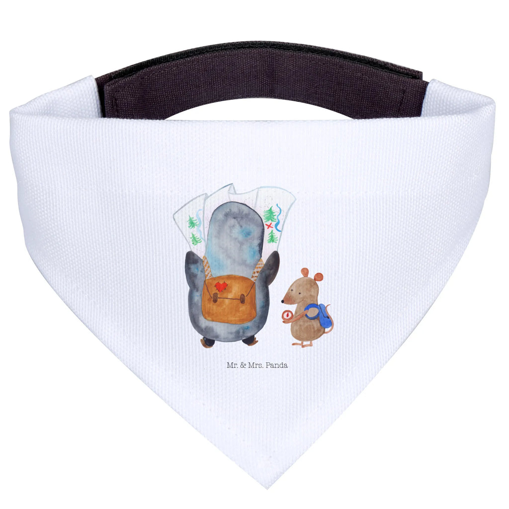 Chusta na szyję dla psa L Pingwin i Mysz Wędrowcy Mittel, Tuch, Mittelgroße Hunde, Halstuch, Hunde, Hundehalstuch, Pinguin, Pinguine, Wandern, Roadtrip, Ausflug, Abenteuer, Abenteurer, Wanderlust