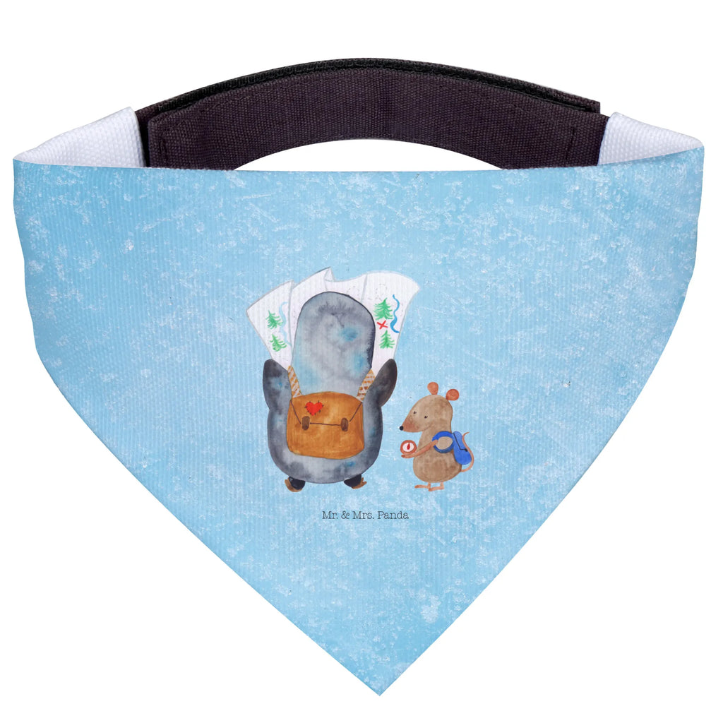 Chusta na szyję dla psa L Pingwin i Mysz Wędrowcy Mittel, Tuch, Mittelgroße Hunde, Halstuch, Hunde, Hundehalstuch, Pinguin, Pinguine, Wandern, Roadtrip, Ausflug, Abenteuer, Abenteurer, Wanderlust