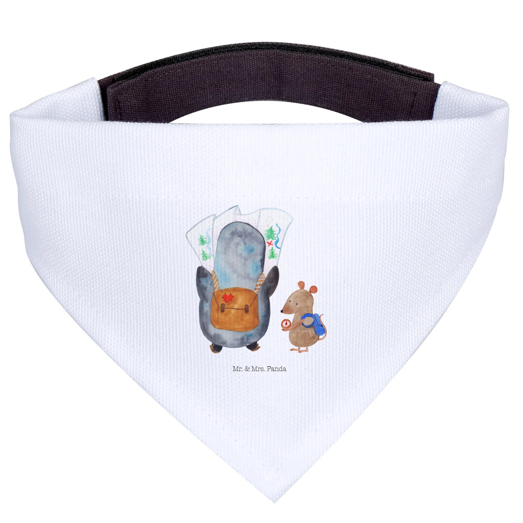 Chusta na szyję dla psa L Pingwin i Mysz Wędrowcy Mittel, Tuch, Mittelgroße Hunde, Halstuch, Hunde, Hundehalstuch, Pinguin, Pinguine, Wandern, Roadtrip, Ausflug, Abenteuer, Abenteurer, Wanderlust