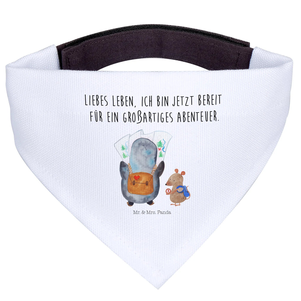 Chusta na szyję dla psa L Pingwin i Mysz Wędrowcy Mittel, Tuch, Mittelgroße Hunde, Halstuch, Hunde, Hundehalstuch, Pinguin, Pinguine, Wandern, Roadtrip, Ausflug, Abenteuer, Abenteurer, Wanderlust