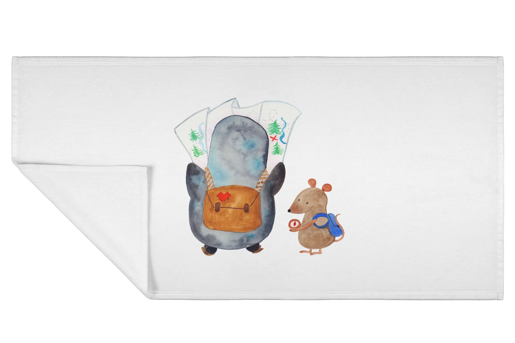 Hand towel Penguin & Mouse Hiker Reisehandtuch, handtuch bad, reisehandtücher, gesichtstuch, gesichtshandtuch, Handtuch, bad handtuch, handtücher, Gästehandtuch, frotteehandtücher, handtuch badezimmer, Gästehandtücher, sporthandtücher, handtücher 50x100, sporthandtuch, baumwollhandtücher, Handtuch 50x100, kinderhandtücher, Duschtuch, Mittelgroßes Handtuch, Kinderhandtuch, Pinguin, Abenteuer, Pinguine, Wanderlust, Wandern, Ausflug, Roadtrip, Abenteurer