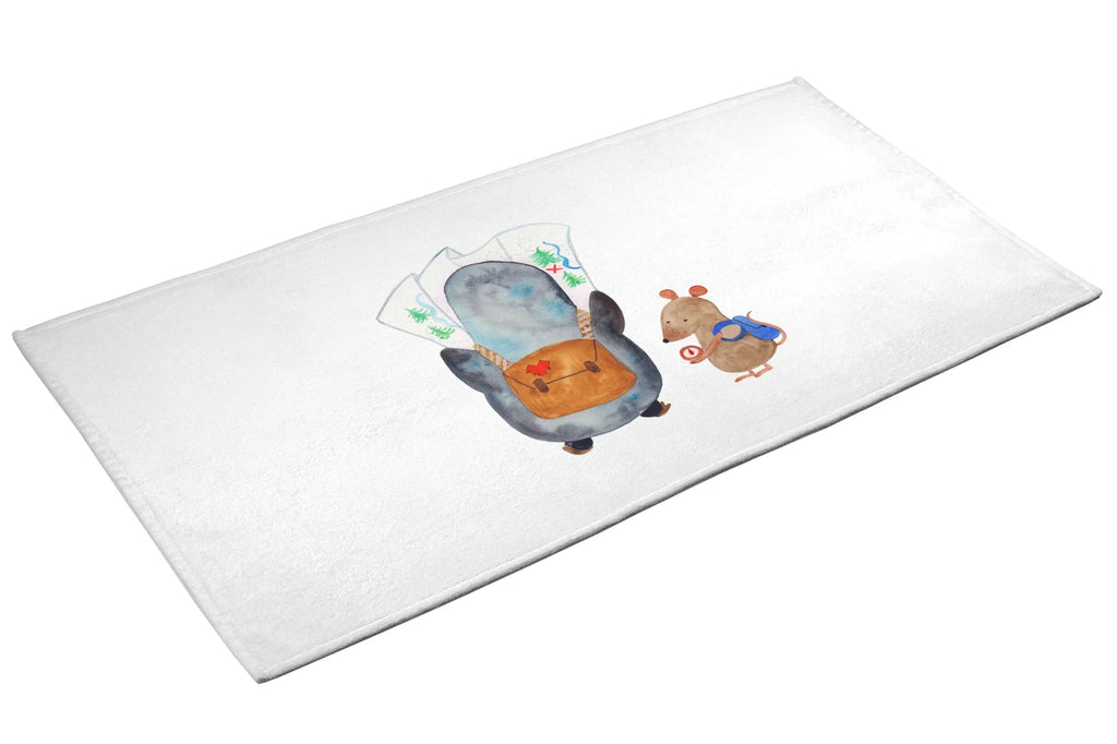 Hand towel Penguin & Mouse Hiker Reisehandtuch, handtuch bad, reisehandtücher, gesichtstuch, gesichtshandtuch, Handtuch, bad handtuch, handtücher, Gästehandtuch, frotteehandtücher, handtuch badezimmer, Gästehandtücher, sporthandtücher, handtücher 50x100, sporthandtuch, baumwollhandtücher, Handtuch 50x100, kinderhandtücher, Duschtuch, Mittelgroßes Handtuch, Kinderhandtuch, Pinguin, Abenteuer, Pinguine, Wanderlust, Wandern, Ausflug, Roadtrip, Abenteurer