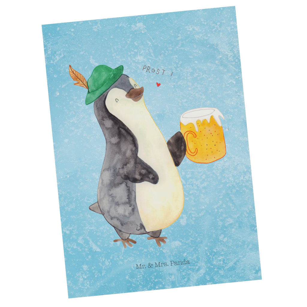 Postcard Penguin Beer North Pole, Penguins, beer, penguins