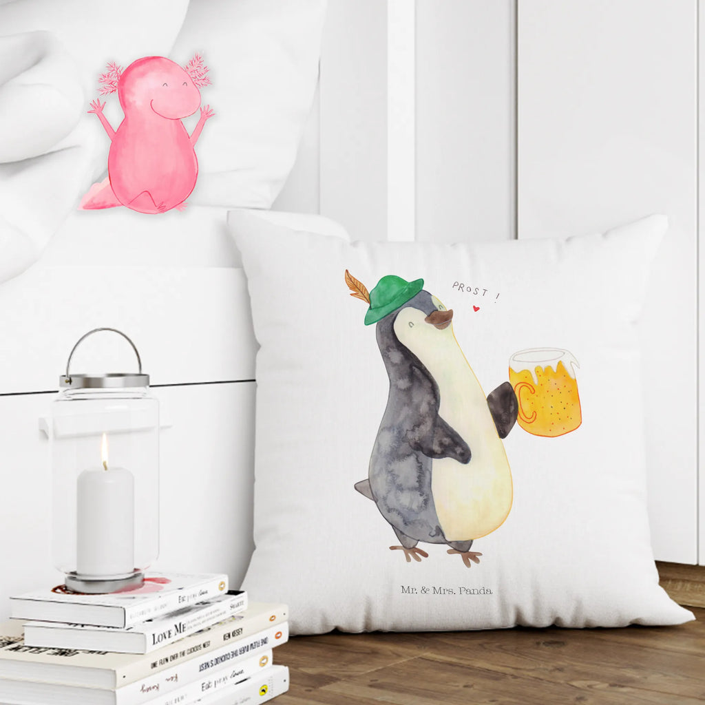 Cushion Penguin Beer sofa, 40x40, bed, pad, Pillow, 40 x 40, cushion, settee, soft, bedroom, couch, pillow case, pillows, fluffy, Penguin, North Pole, Winter, Penguins, beer, Oktoberfest, penguins