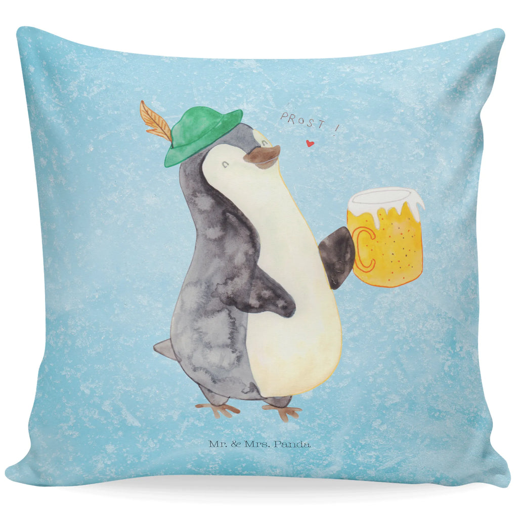 Cushion Penguin Beer sofa, 40x40, bed, pad, Pillow, 40 x 40, cushion, settee, soft, bedroom, couch, pillow case, pillows, fluffy, Penguin, North Pole, Winter, Penguins, beer, Oktoberfest, penguins