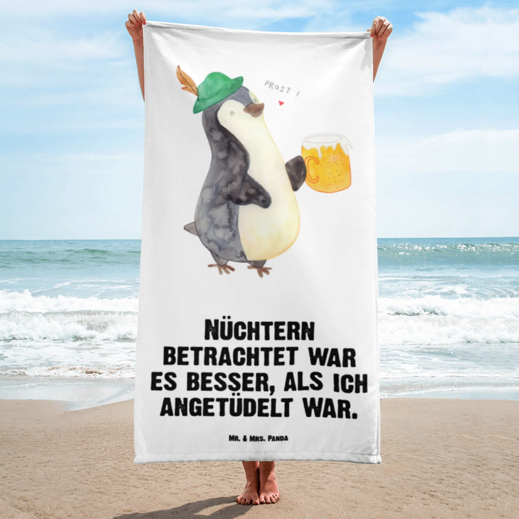 XL bath towel Penguin Beer extra large swim towel, oversized towel, XL bath towel, luxury bath sheet, spa towel, large beach towel, Penguin, North Pole, Winter, Penguins, penguins, beer, Oktoberfest