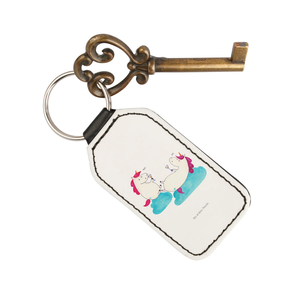 Rectangular key ring unicorn sparkling wine pendant, key ring, keychain, bag pendant, lucky charm, unicorn, unicorns, BFF, Best, Cork, Unicorn, Unicorns, Champagne, Toast, Girlfriend, Girlfriends, Party, Girls' night, Fun