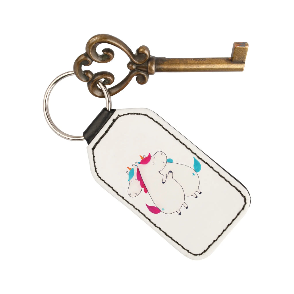 Rectangular key ring unicorns Embrace lucky charm, key ring, keychain, pendant, bag pendant, unicorn, unicorns, Unicorns, Family, Girlfriends, Love, Sister, Sisters, Unicorn, Siblings, BFF