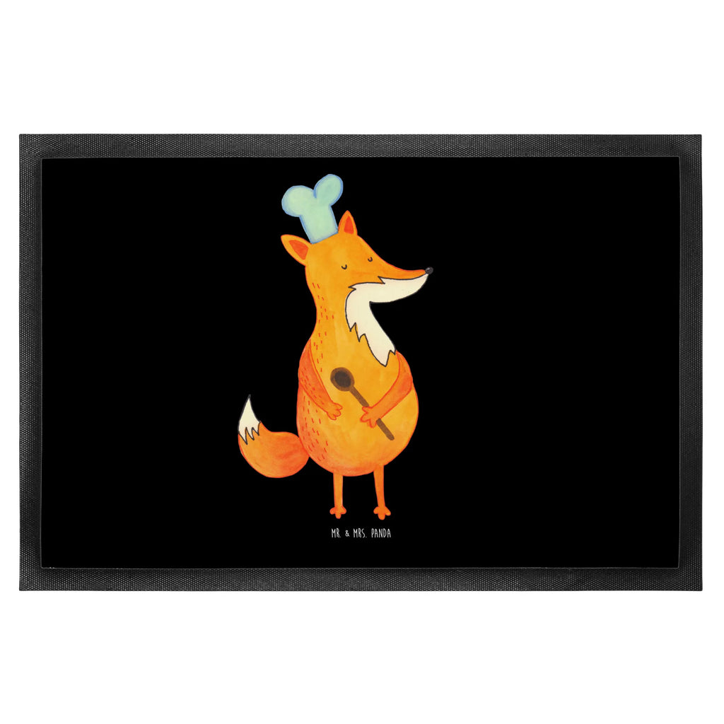 Doormat Fox A cook fox, foxes, forest wildlife, clever as a fox, animal lover, Party slogan, Cook gift, Chefs, Kitchen decoration, Slogan funny, Fox, Baker, funny, Kitchen slogan