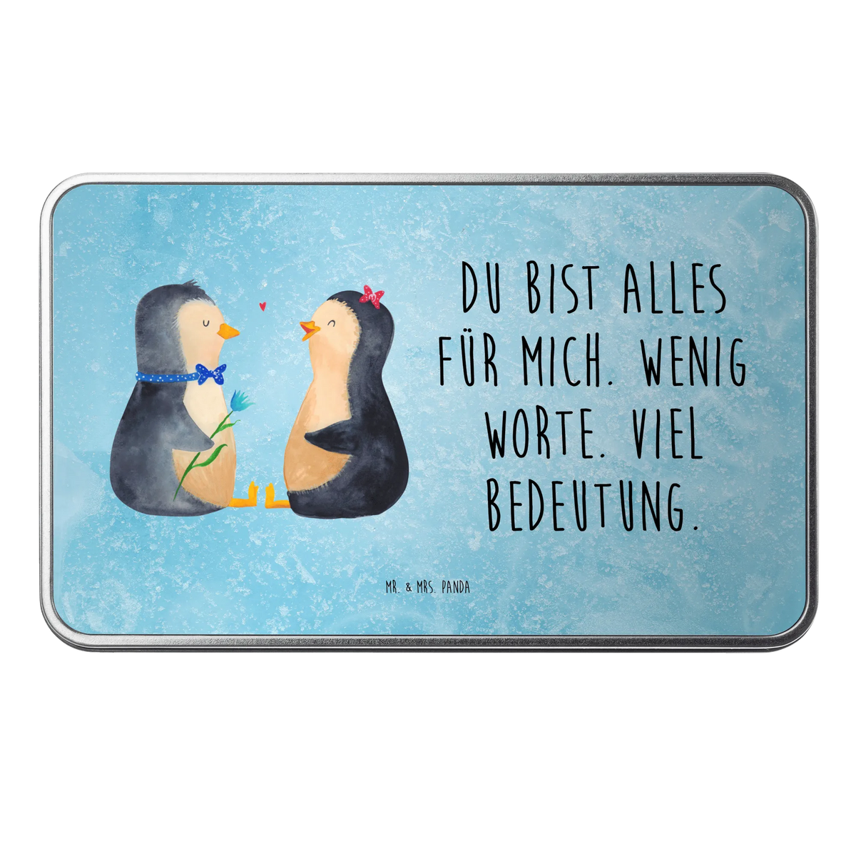 Metalowa puszka Pingwin para Pinguin