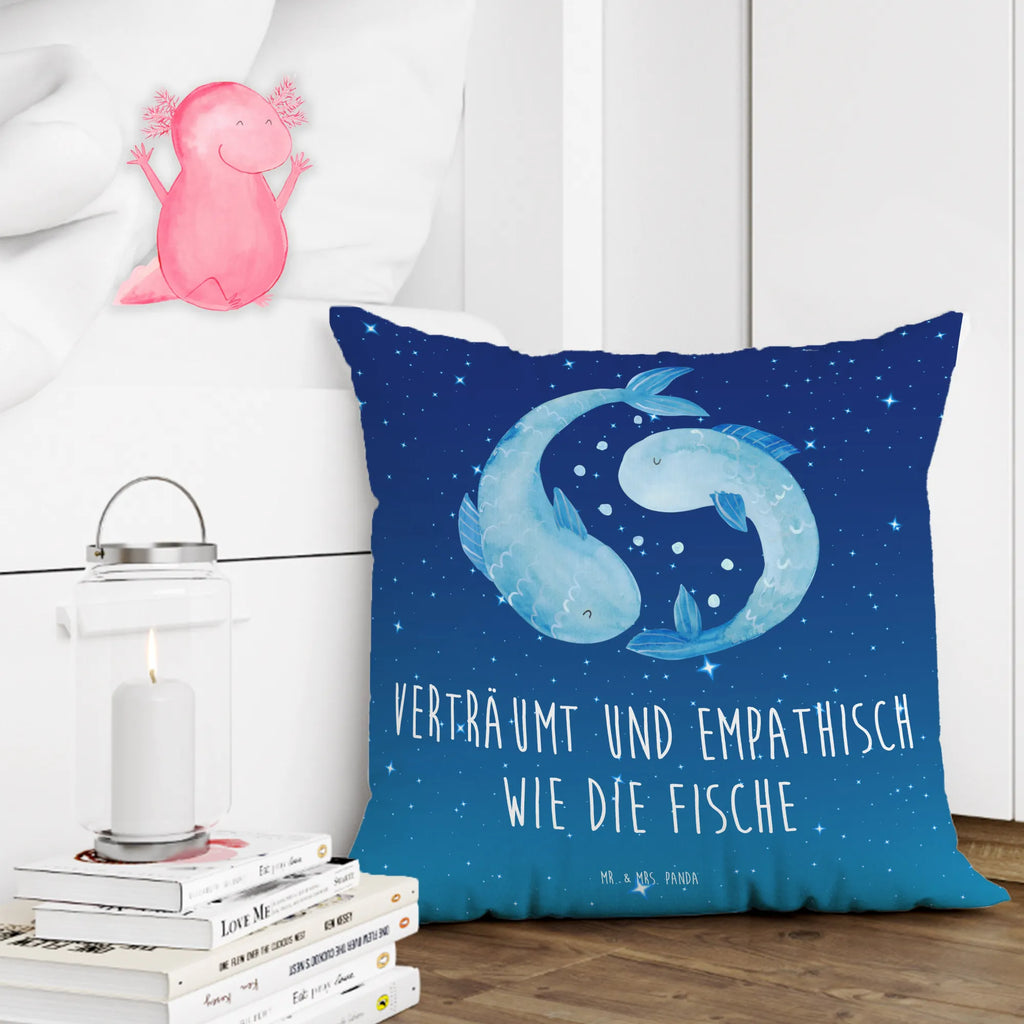 40x40 poduszka znak zodiaku Ryby Znak zodiaku, gwiazdozbiór, horoskop, astrologia, ascendent