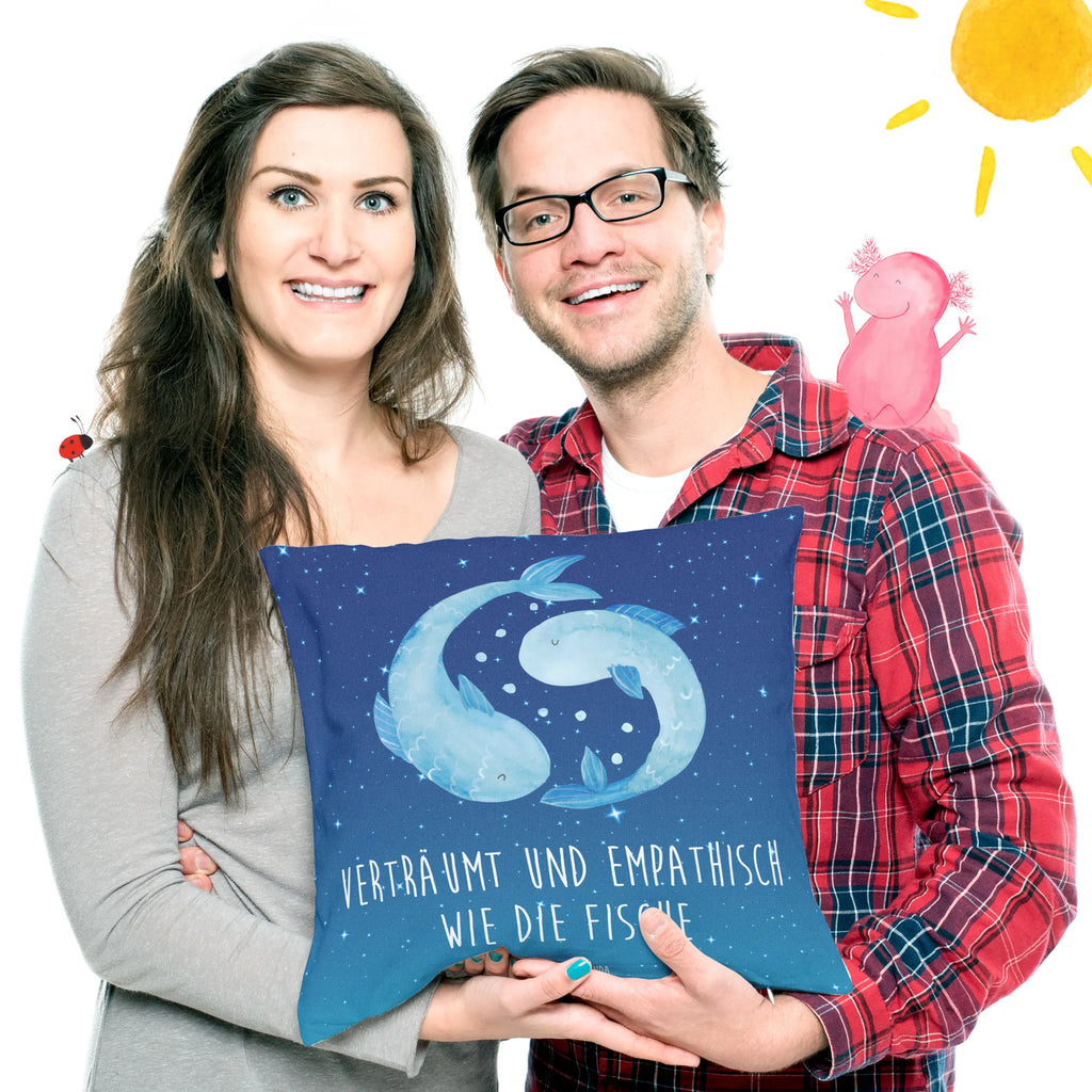 40x40 poduszka znak zodiaku Ryby Znak zodiaku, gwiazdozbiór, horoskop, astrologia, ascendent