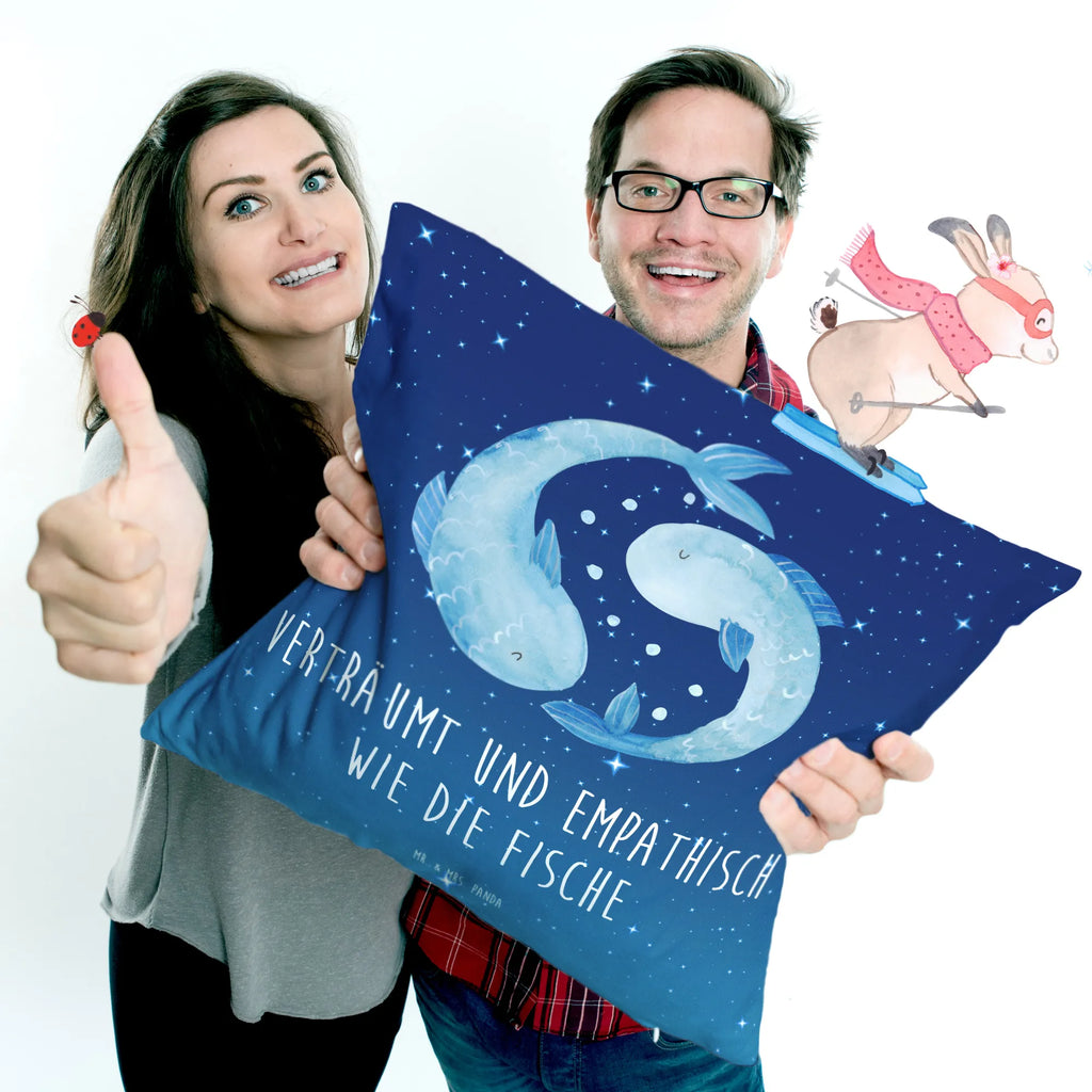 40x40 poduszka znak zodiaku Ryby Znak zodiaku, gwiazdozbiór, horoskop, astrologia, ascendent