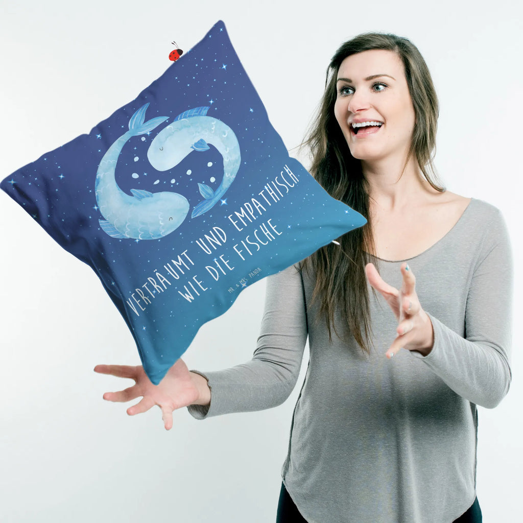 40x40 poduszka znak zodiaku Ryby Znak zodiaku, gwiazdozbiór, horoskop, astrologia, ascendent