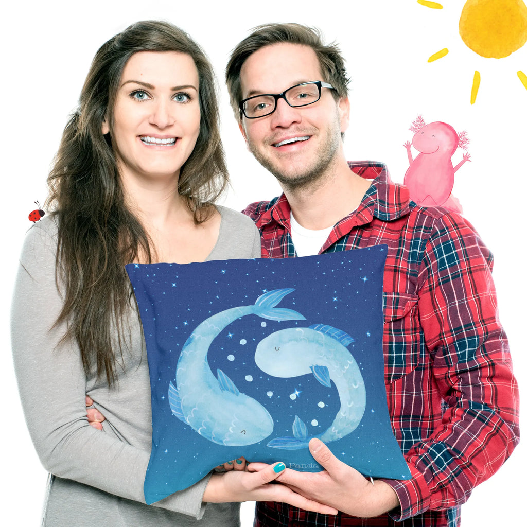 40x40 poduszka znak zodiaku Ryby Znak zodiaku, gwiazdozbiór, horoskop, astrologia, ascendent