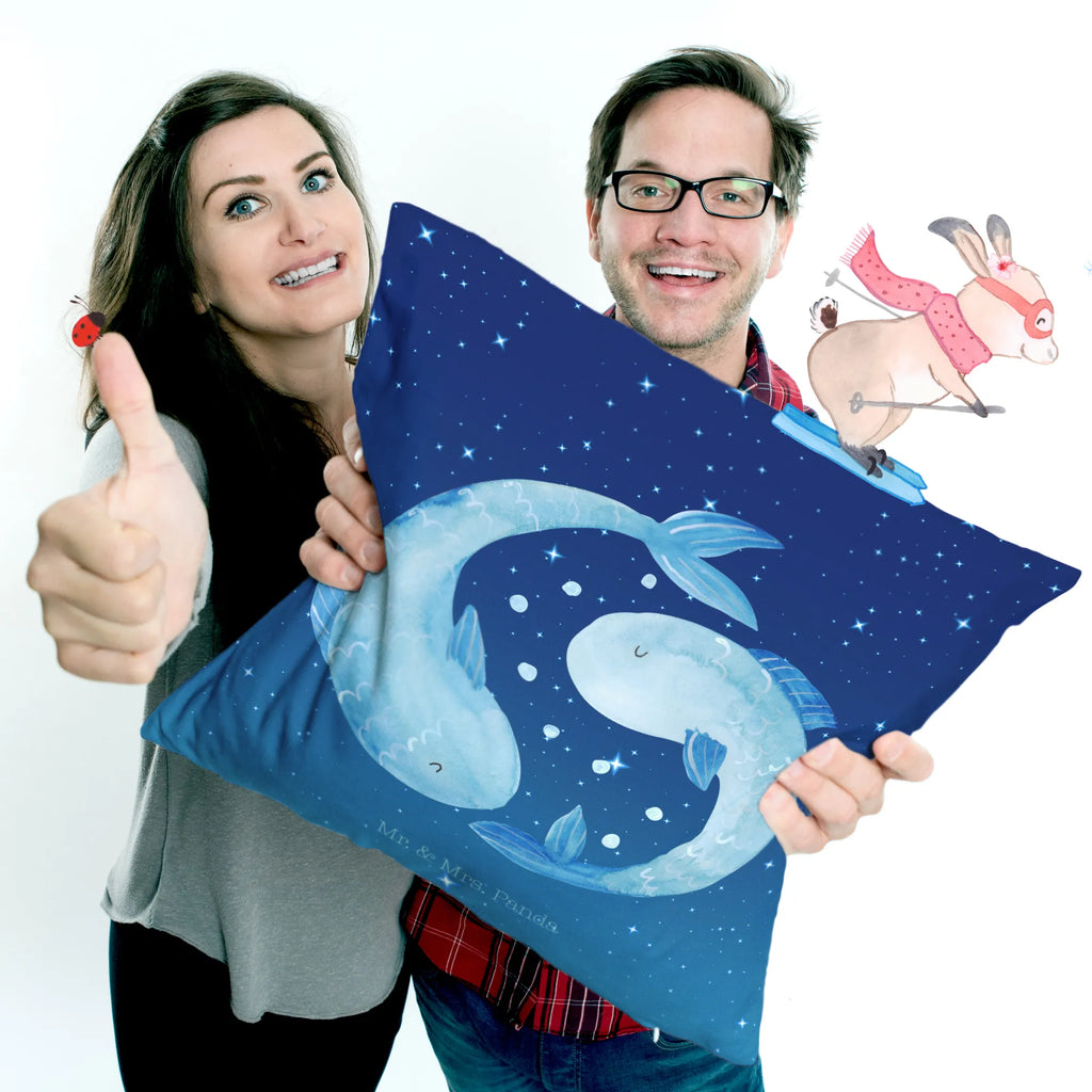 40x40 poduszka znak zodiaku Ryby Znak zodiaku, gwiazdozbiór, horoskop, astrologia, ascendent