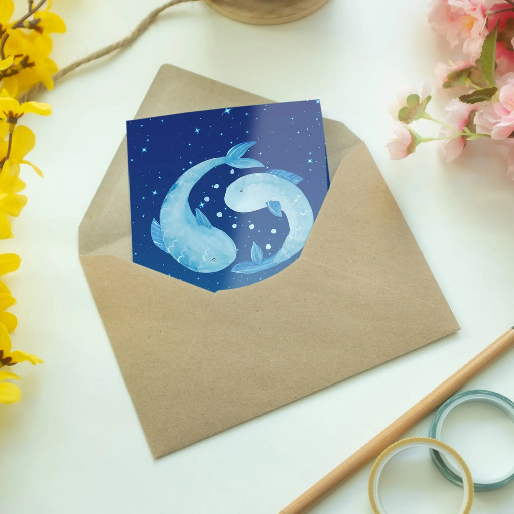 Greetings card Star sign fish vatertagskarte, jubiläumskarte, babykarte, kommunionskarte, Glückwunschkarte, dankeskarten, firmungskarte, neujahrskarte, abiturkarte, valentinstagskarte, Klappkarte, spruchkarte, Grußkarten, osterkarte, osterkarten, weihnachtskarten, hochzeitskarten, Motivkarte, glückwunschkarten, Grußkarte, genesungskarte, Beileidskarte, einladungskarten, Horoskop, Astrologie, Aszendent, Sternzeichen, Tierkreiszeichen, Geschenk Februar, Fische Sternzeichen, Fische Sternbild, Geschenk März, Fisch, Geburtstag Februar, Fische Geschenk, Geburtstag März