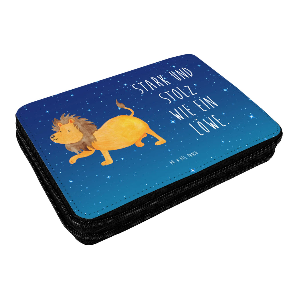 Leather folder Star sign Lion pupil, motif, pencil case, child, pen roll, primary school, gift, pencil bag, enrolment, school, constellations, birthdays, astrology, zodiac, date of birth, month of birth, gift july, gift august, king of animals, birthday august, birthday july, lion zodiac sign, lion gift