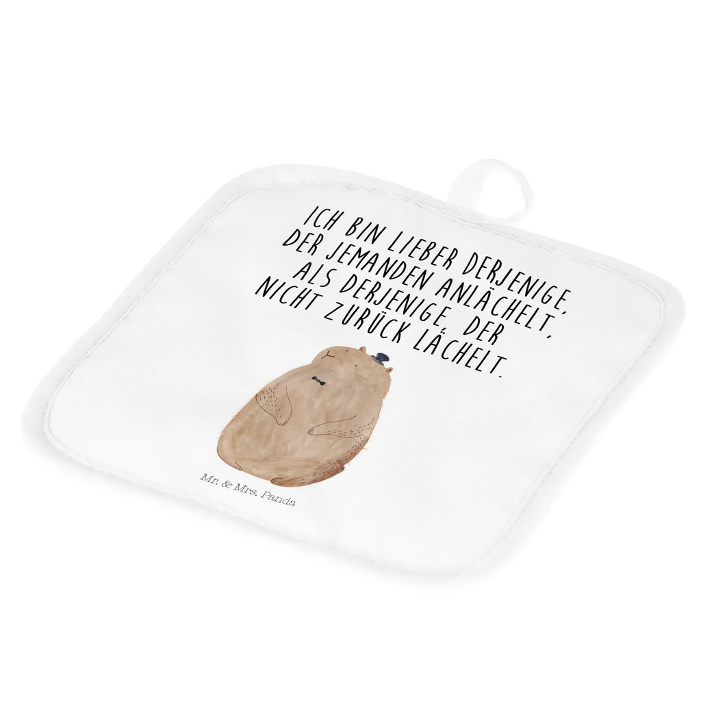 2er Set Topflappen  Murmeltier Topflappen Set, Topflappen 2er Set, Topfhandschuhe, 2er Set Topflappen, Topfuntersetzer, Topflappen, topfhalter, Topflappenset, Tiermotive, Gute Laune, Lustige Sprüche, Tiere, Knigge, Murmeltier, Freundlichkeit, Anstand, Respekt, Fröhlichkeit