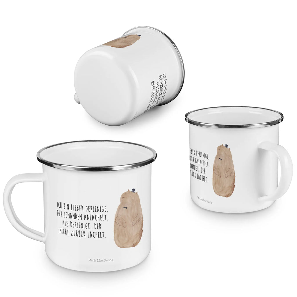 Camping Emaille Tasse Murmeltier Pott, blechbecher, Emaille Tasse, Kaffeetasse, Metalltasse, Reisebecher, Campingtasse, Emaille Becher, metallbecher, reisetasse, wandertasse, Blechtasse, emaillebecher, Teebecher, Tasse, Emailletasse, Campingbecher, Becher, Tasse Emaille, becher emaille, Trinkbecher, Teetasse, Kaffeebecher, Tiere, Tiermotive, Lustige Sprüche, Gute Laune, Anstand, Knigge, Freundlichkeit, Murmeltier, Respekt, Fröhlichkeit