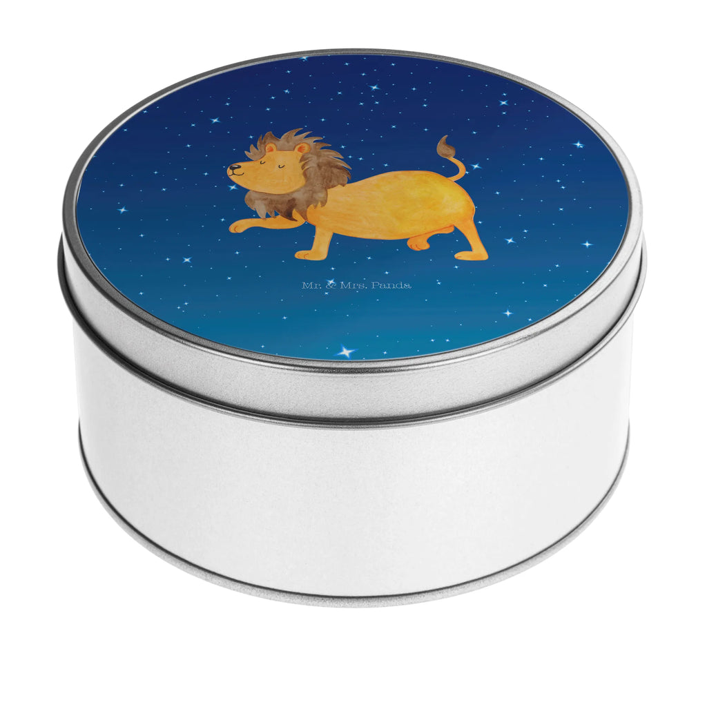 okrągła puszka z blachy znak zodiaku lew Znak zodiaku, gwiazdozbiór, horoskop, astrologia, ascendent