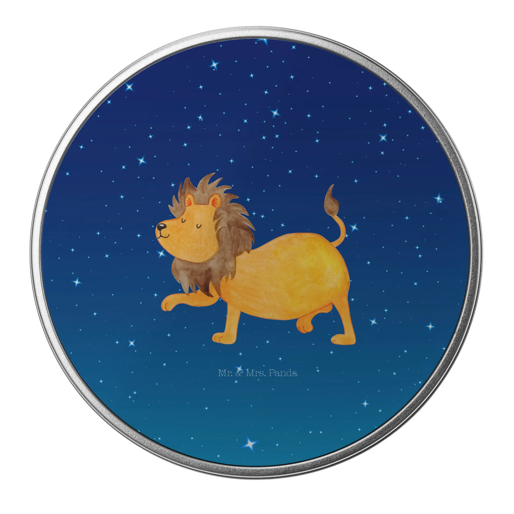 okrągła puszka z blachy znak zodiaku lew Znak zodiaku, gwiazdozbiór, horoskop, astrologia, ascendent