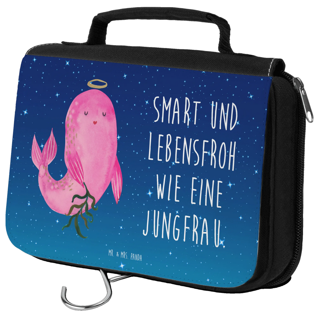 Wash bag Star sign Virgo Toilet bag, Gentlemen, Cosmetic bag, To hang up, Wash bag, Ladies, constellations, birthdays, astrology, zodiac, date of birth, month of birth, gift September, gift August, virgin, mermaid, birthday September, gift, virgin zodiac sign, birthday August