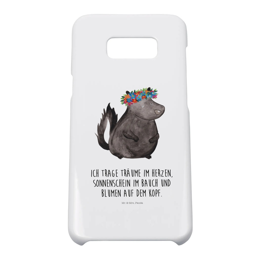 Handyhülle Stinktier Mädchen Cover, Hülle, Handy Case, Iphone 10, Handycover, Handyhülle, Iphone X, Handy, Stinktier, Skunk, Stinker, Namaste, Wildtier, Yoga, Raubtier, Stinki