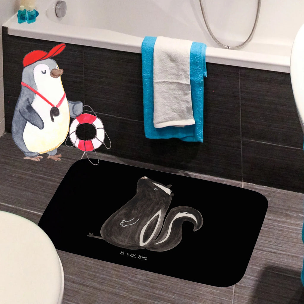 Badematte Stinktier Sitzen Badvorleger, badezimmermatten, bad läufer, duschmatten, Teppich Fürs Bad, badmatten, badezimmermatte, rutschfeste matte, badezimmerteppiche, badezimmer läufer, Badematte, fußmatte bad, teppich für bad, Badteppich, Badläufer, wannenvorleger, Duschvorleger, badezimmervorleger, Bad Fußmatte, duschmatte, Badezimmer Matte, Badezimmerteppich, Stinktier, Skunk, Stinker, Wildtier, Spruch, Büro, Raubtier, Stinki, Besserwisser, Recht