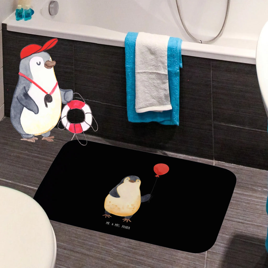 Badvorleger Pinguin Luftballon badezimmermatte, duschmatten, teppich für bad, Teppich Fürs Bad, bad läufer, wannenvorleger, rutschfeste matte, duschmatte, badmatten, badezimmervorleger, Bad Fußmatte, Badezimmerteppich, Badteppich, Badematte, badezimmermatten, Badläufer, Badvorleger, badezimmerteppiche, Duschvorleger, Badezimmer Matte, badezimmer läufer, fußmatte bad, Pinguin, Geschenkidee, Luftballon, Glück, Pinguine, Neues Leben, Motivation, Liebe, Lebenslust, Geschenk Freundin, Beste Freundin, Tagträume, Neustart
