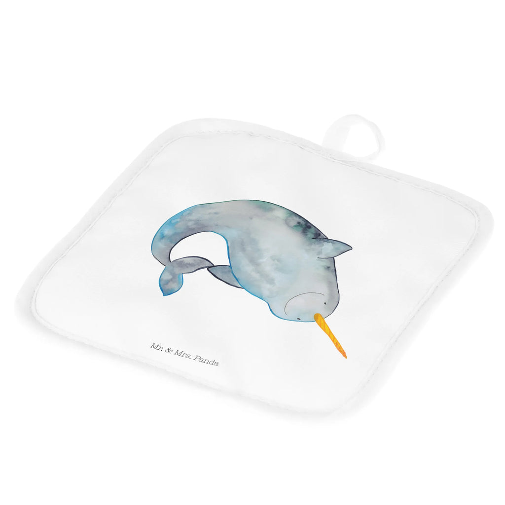 2er Set Topflappen  Narwal Topflappen, Topfhandschuhe, Topflappen 2er Set, Topflappenset, Topflappen Set, Topfuntersetzer, topfhalter, 2er Set Topflappen, Meerestiere, Urlaub, Meer, Narwal, Hausfrau, Putzen, Junggesellin, Kinderzimmer, Aufräumen, Wal