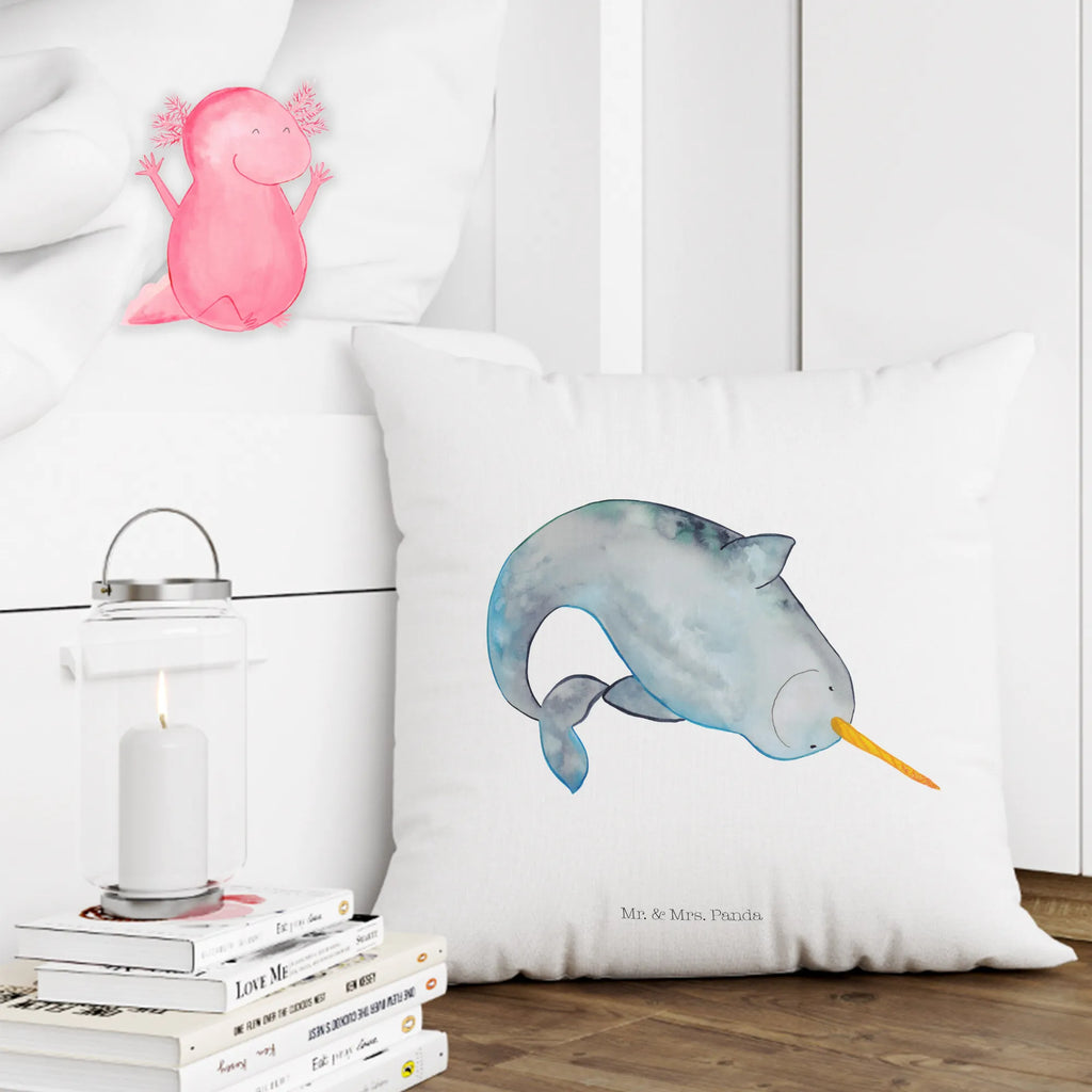 Cushion Narwhal fluffy, pillows, pillow case, sofa, bed, settee, cushion, couch, 40x40, pad, Pillow, bedroom, 40 x 40, soft, Seafood, aquatic animals, ocean, sea, fish, shells, corals, reef, whale, narwhal, sea urchin, lobster, platypus, turtle, manatee, crocodile, orca, shrimp, gifts for seafood lovers, water world, underwater animals, underwater world, vacation, deep sea, seafood fans, gift ideas, seafood decoration, seafood posters, bachelorette, nursery, Narwhal, cleaning up, housewife, cleaning
