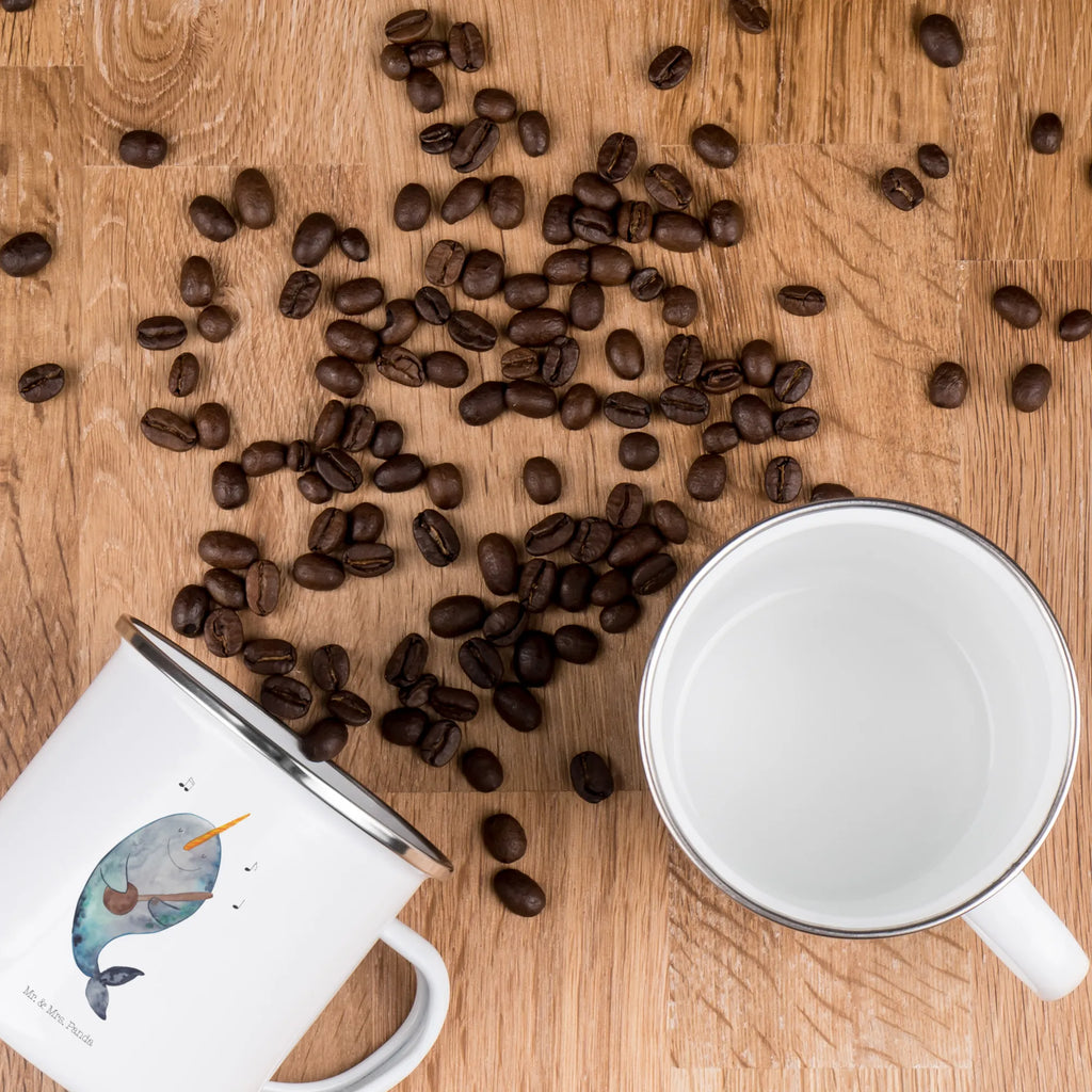 Camping Emaille Tasse Narwal Gitarre Campingtasse, blechbecher, Teebecher, Tasse Emaille, Emaille Tasse, Campingbecher, Teetasse, wanderbecher, Reisebecher, Kaffeetasse, wandertasse, Pott, Tasse, becher emaille, Metalltasse, reisetasse, Becher, Emailletasse, Emaille Becher, Trinkbecher, emaillebecher, metallbecher, Blechtasse, Kaffeebecher, Meerestiere, Urlaub, Meer, Problemlösung, Wal, Narwal, Tanzen, Gitarre, Frust, Probleme, Gespräche