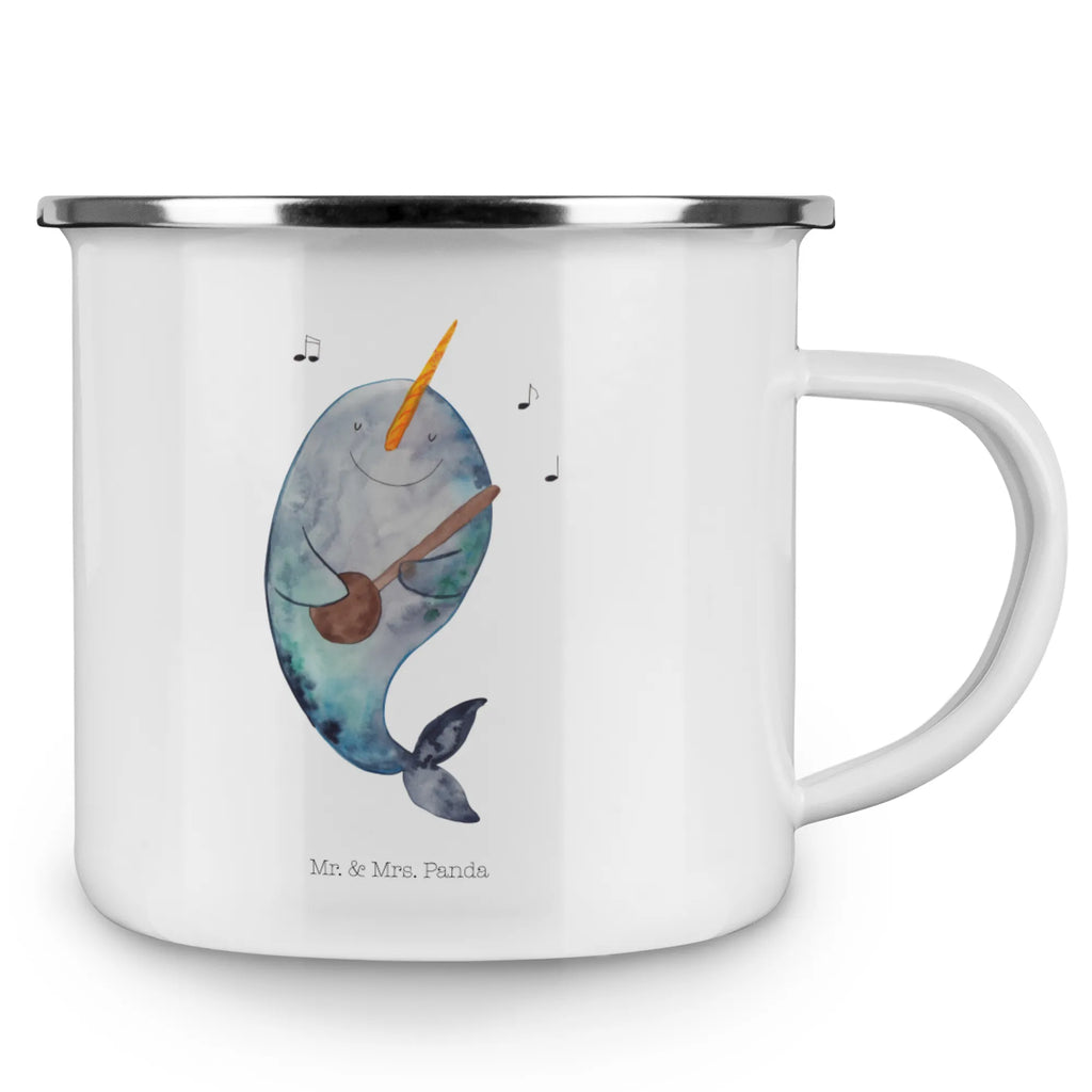Camping Emaille Tasse Narwal Gitarre Campingtasse, blechbecher, Teebecher, Tasse Emaille, Emaille Tasse, Campingbecher, Teetasse, wanderbecher, Reisebecher, Kaffeetasse, wandertasse, Pott, Tasse, becher emaille, Metalltasse, reisetasse, Becher, Emailletasse, Emaille Becher, Trinkbecher, emaillebecher, metallbecher, Blechtasse, Kaffeebecher, Meerestiere, Urlaub, Meer, Problemlösung, Wal, Narwal, Tanzen, Gitarre, Frust, Probleme, Gespräche