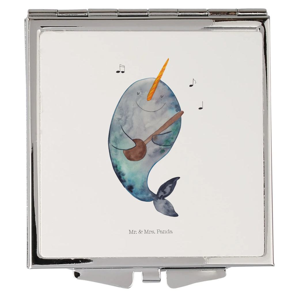 Kwadratowe lusterko do torebki narwal Gitara Reise Spiegel, Handspiegel Für Damen, Kompaktspiegel, Spiegel Für Make-Up Tasche, Tragbarer Spiegel, Spiegel Für Unterwegs, Taschen-Kosmetikspiegel, Mini Spiegel, Vintage Kompaktspiegel, Runder Taschenspiegel, Taschenspiegel, Design Taschenspiegel, Klappbarer Handspiegel, Deko Handspiegel, Silber, Schminkspiegel Kompakt, Klappspiegel, Schminkspiegel To Go, Handtaschenspiegel, Klappbarer Taschenspiegel, Kosmetikspiegel Klein, Handspiegel Zum Mitnehmen, Quadratischer Handspiegel, Spiegel Für Handtasche, Spiegel Für Schminktasche, Handspiegel Mit Hülle, Handspiegel Geschenkidee, Urlaub, Meer, Meerestiere, Probleme, Gespräche, Tanzen, Frust, Wal, Narwal, Problemlösung, Gitarre