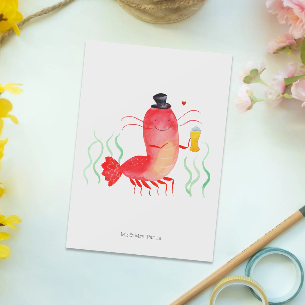 Postcard lobster Wheat Ansichtskarten, Designkarte, bildkarte, spruchkarte, Grußkarte, Ansichtskarte, Kunstkarten, kunstkarte, Motivkarte, Postkarten, Fotokarte, einzelkarte, Postkarte, Urlaub, Meerestiere, Meer, Kneipe, Kochen, Junggeselle, Gasthaus, Junggesellin, Männerhaushalt, Bier, Garnele, Bierliebhaber, Wirtschaft, Garnelen