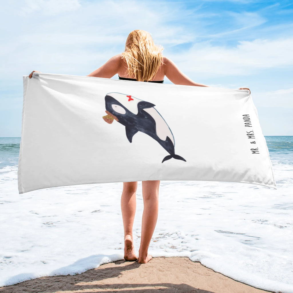 XL bath towel orca cylinder large beach towel, spa towel, extra large swim towel, oversized towel, luxury bath sheet, XL bath towel, Seafood, aquatic animals, ocean, sea, fish, shells, corals, reef, whale, narwhal, sea urchin, lobster, platypus, turtle, manatee, crocodile, orca, shrimp, gifts for seafood lovers, water world, underwater animals, underwater world, vacation, deep sea, seafood fans, gift ideas, seafood decoration, seafood posters, birthday, congratulations, party, feast, glitter, confetti, celebration