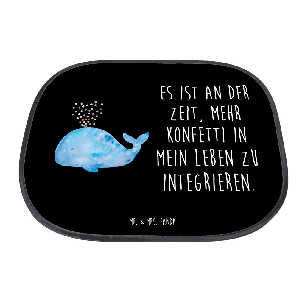 Osłona przeciwsłoneczna do samochodu wieloryb konfetti Zwierzeta morskie, Morze, Wakacje