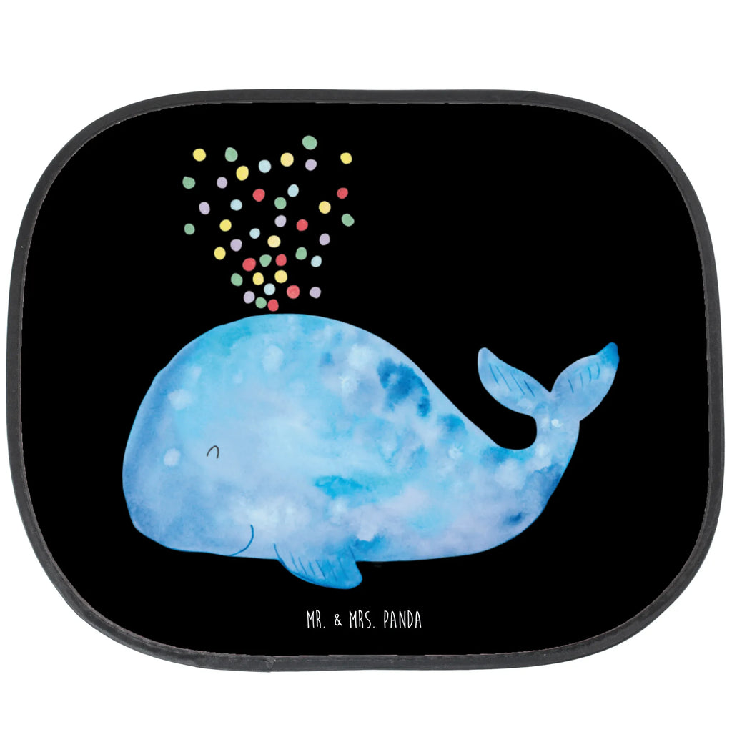 Osłona przeciwsłoneczna do samochodu wieloryb konfetti Zwierzeta morskie, Morze, Wakacje